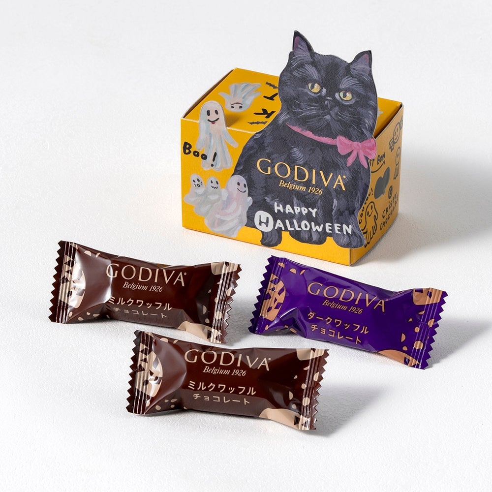 Gクリスピーショコラ アソートメント3粒入のパッケージと個包装