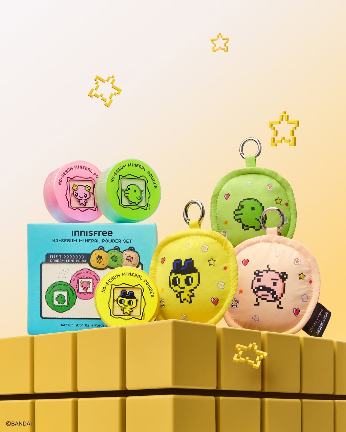 たまごっち ノーセバム ミネラルパウダー N セットとオリジナルミニポーチ