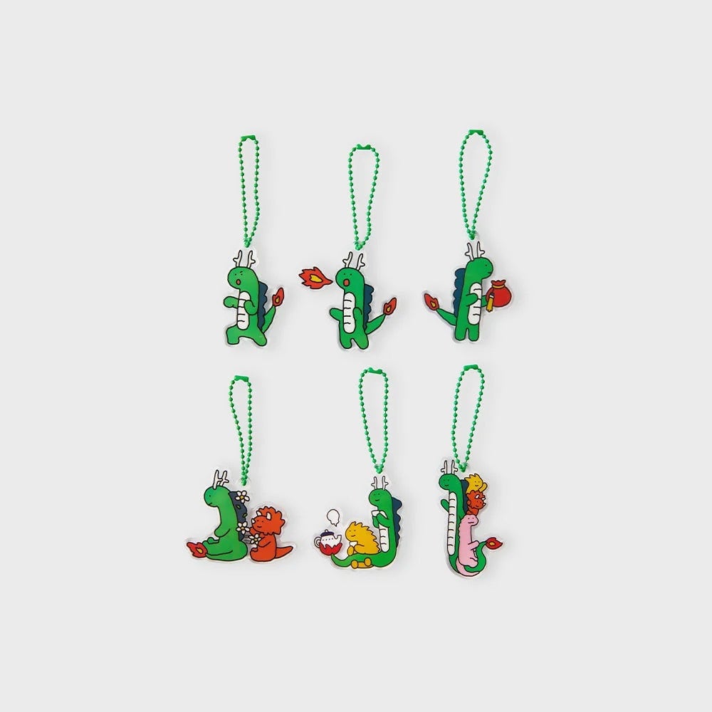 JOGUMANのベーシック ドラゴン アクリルランダムキーリング