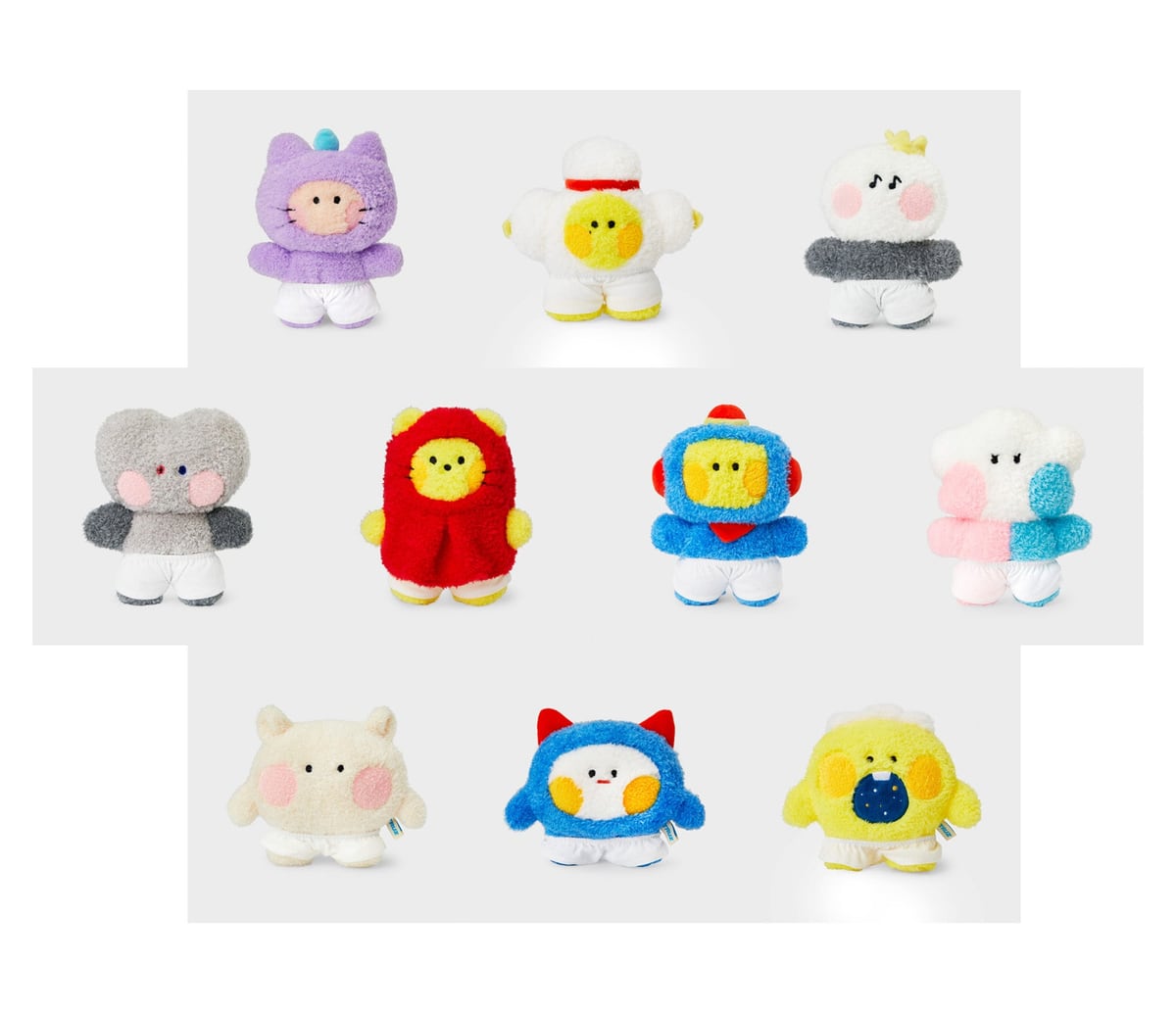TRUZ mininiの着せ替えぬいぐるみ
