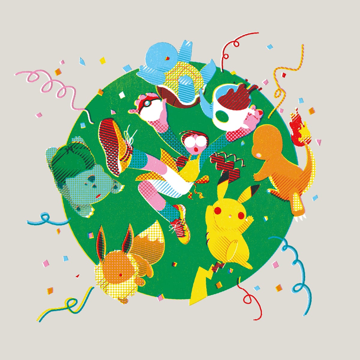 ポケモン×スターバックスのオリジナルアートワーク
