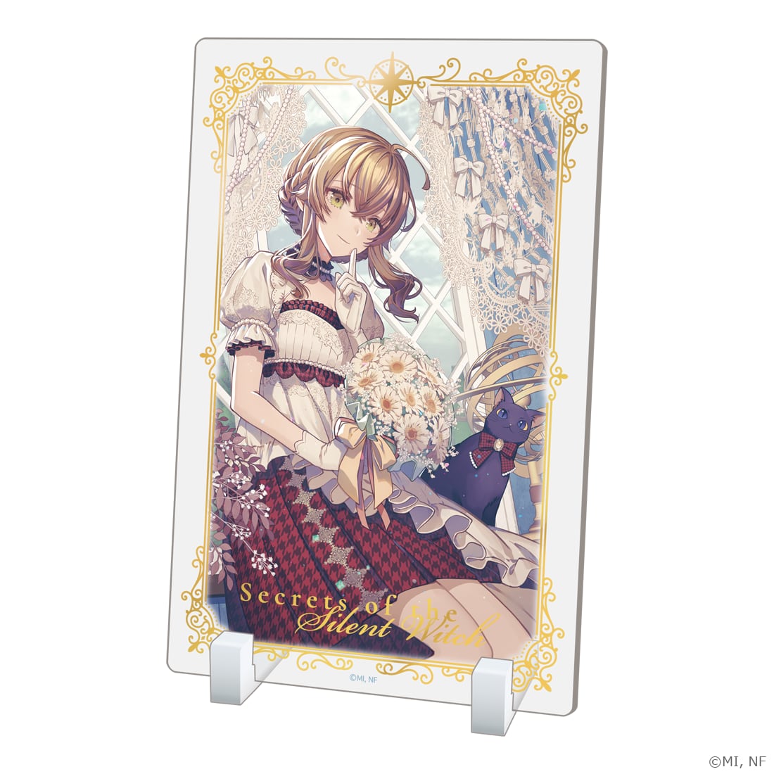 サイレント・ウィッチ 5周年ポップアップストア 箔押しアクリルプレート 2,750円